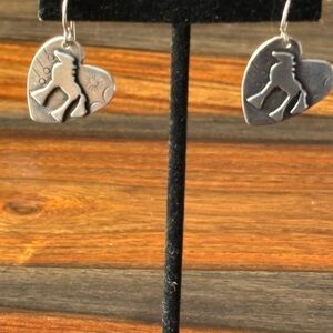 Jes Maharry Sterling silver earrings